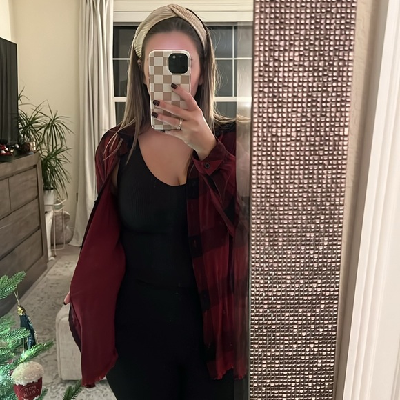 Women’s Cloth & Stone Buffalo Plaid Button-Up - Picture 4 of 7